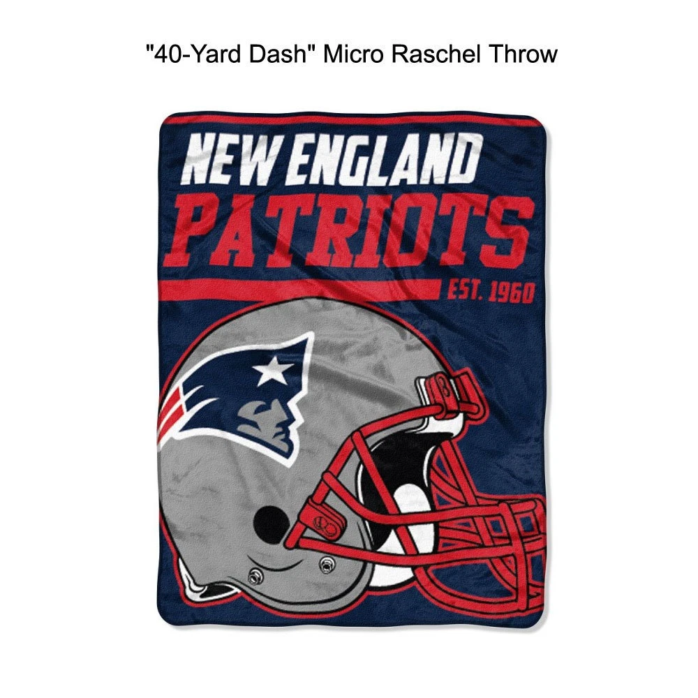 Pick Your Team Dash Micro Raschel Throw Blanket
