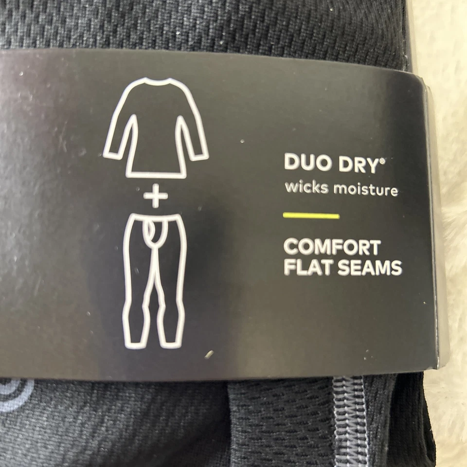 Champion Dou Dry Baselayer Niños Crew and Pant Set Absorbe Humedad Secado Rápido M Foto 2 de 4