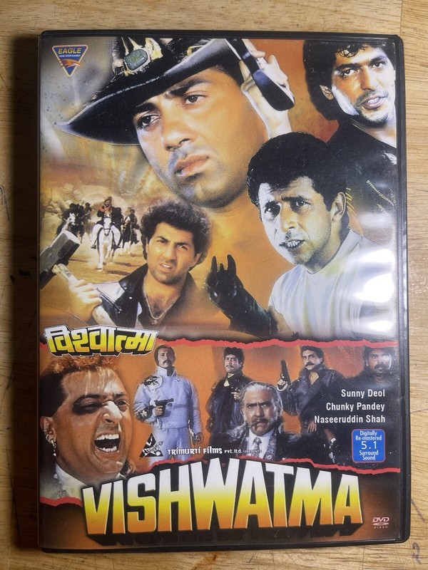 Vishwatma/1992 Action,thriller/bollywood Movie,sunny Deol,divya Bharti 