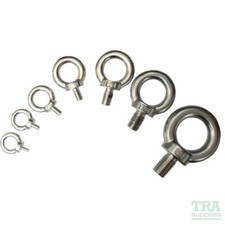 M6 M8 M10 M12 M14 M16 M20 M24 Eyebolts EyeBolt AISI316 Stainless Steel NEW