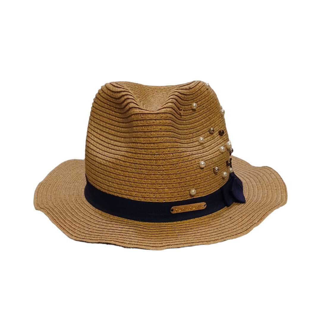 Bebe Black Wool Fedora Hat for Women-image