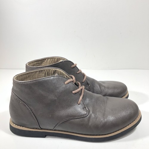 Chukka Ankle Boots Brown Lace Up Kids 