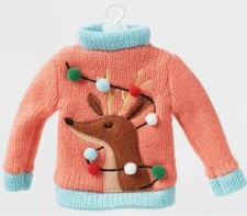 Not an Ugly ... Christmas Sweater Ornament w/ Reindeer Target Wondershop New NWT