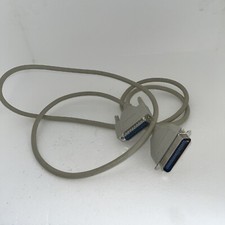 vintage 6 Foot Parallel Printer Cable male /female