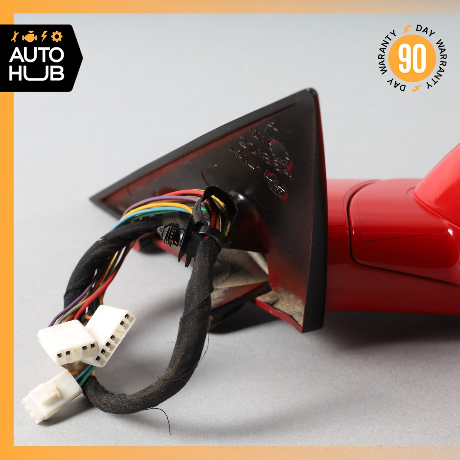 11-16 Ferrari FF F151 Right Passenger Side Rear View Door Mirror Red OEM 40k