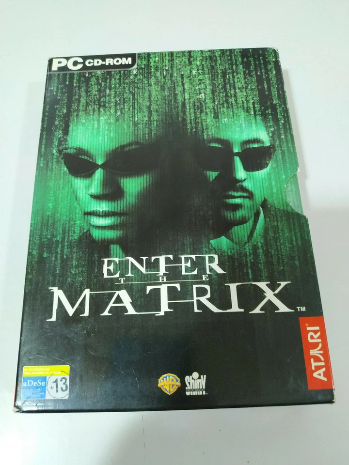 ENTER THE MATRIX DE SHINY ENTERTAIMENT - ATARI PC CON 4 DISCOS EN BUEN ESTADO, foto 1 de 4