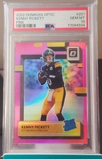 2022 Donruss Optic KENNY PICKETT #201 RC Rated Rookie Pink PSA GEM MINT 10