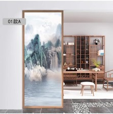 Frosted Static Cling Glass Sticker Chinese Style Window Film Privacy Decor Retro