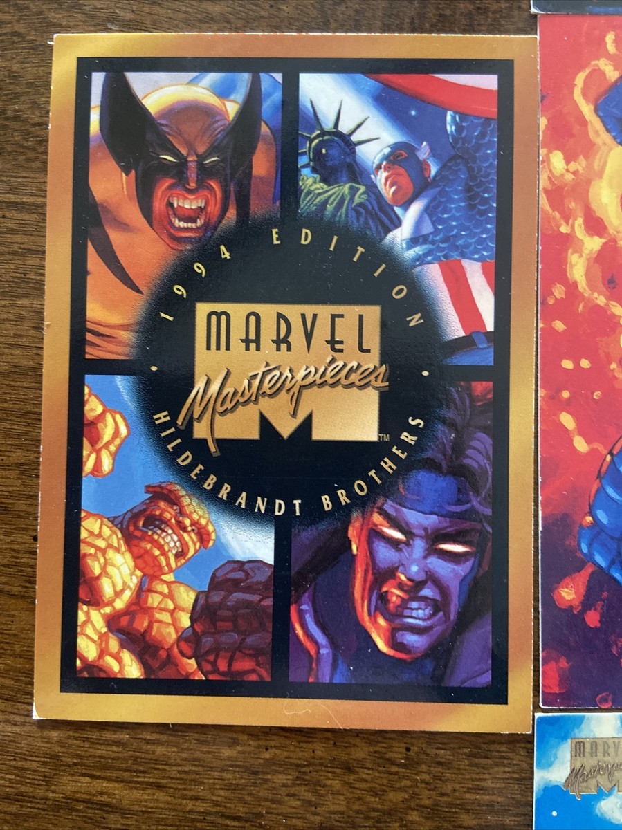 MARVEL Masterpieces 1994 Fleer Trading Cards Hildebrandt Brothers