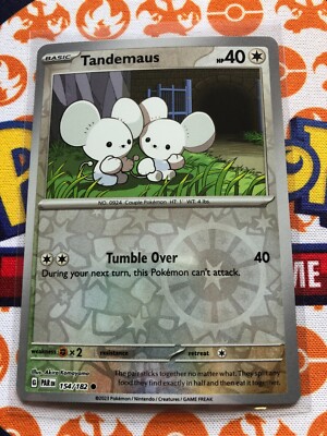 Tandemaus 154/182 PAR Reverse Holo Paradox Rift Pokemon ENGLISH