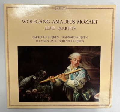 LP - Wolfgang Amadeus Mozart - Flute Quartets - Classical - 1982