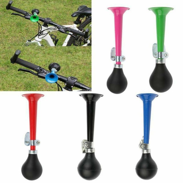 1x Bike Air Horn Bicycle Retro Metal Hooter Bell Bugle Squeeze Bulb