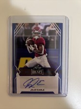 J 2022 Leaf Draft Football Jojo Earle RC Auto Alabama Blue #BA-JE1