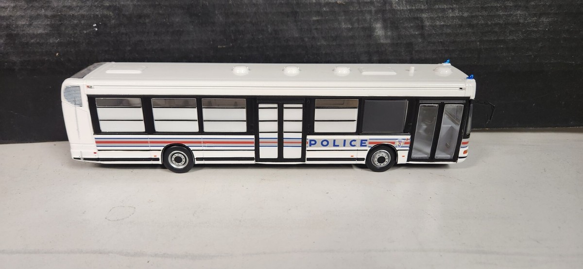 Bus Irisbus Agora Police Nationale 2002 - Hachette 1/43, Collection Neuve