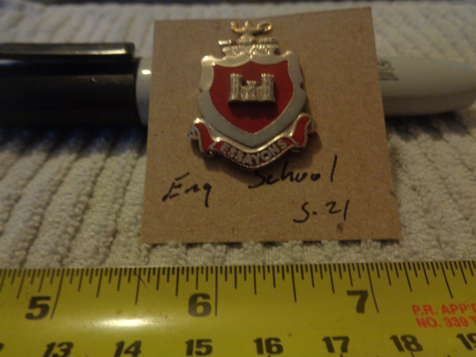Engineer School S-21 Unit Crest, DI, DUI (DRAW#Z15) | eBay