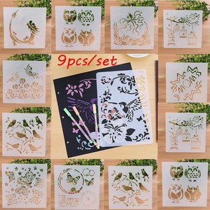 Dekorative Schichtung Schablonen Wandmalerei In Einer Vorlage Scrapbooking Ebay