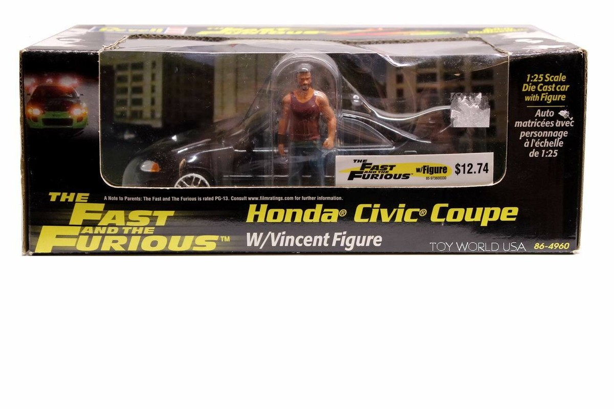 Revell The Fast and the Furious Honda Civic Coupe with Revell The Fast and the Furious Honda Civic Coupe with