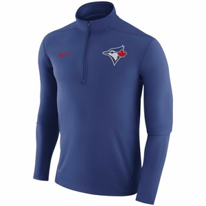 Nike Toronto Blue Jays Dri Fit Knit Element Training Pullover baseball men shirt | eBay