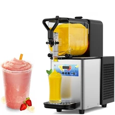Commercial Slushy Machine 3Lx1 Slush Machine Frozen Drink Beverage Maker Coolers