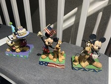 Jim Shore Disney Traditionen 3 Stück Je Ca. 15 Cm Hoch Micky Mouse & Pluto