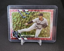 Elieser Hernandez  2021 Topps Update   # US168 Red  #’d/199 Miami Marlins