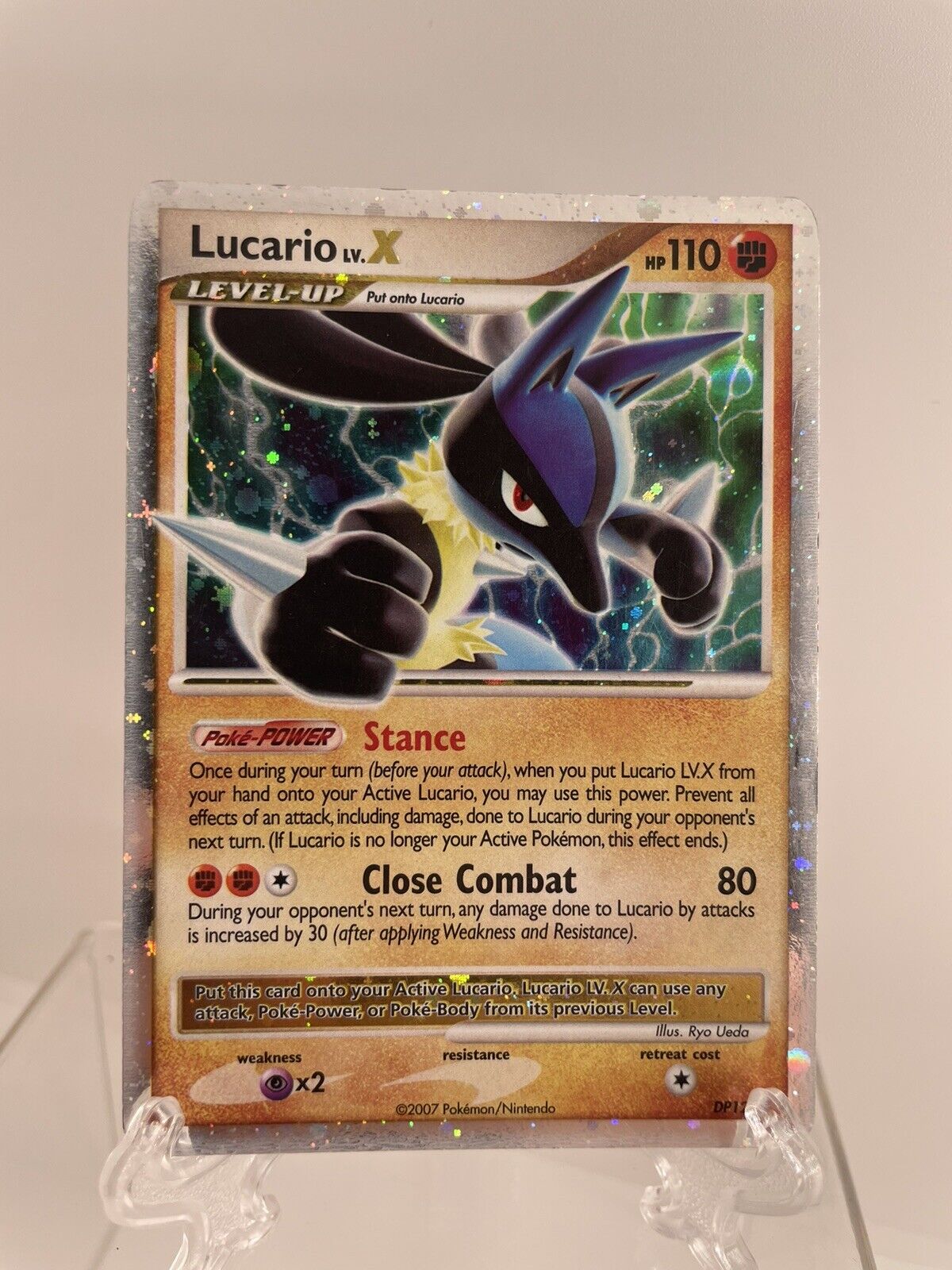 NEW Pokemon Cards Lucario VMAX 460 Gold Metal shiny Pokémon Card Tcg Kids  Gift