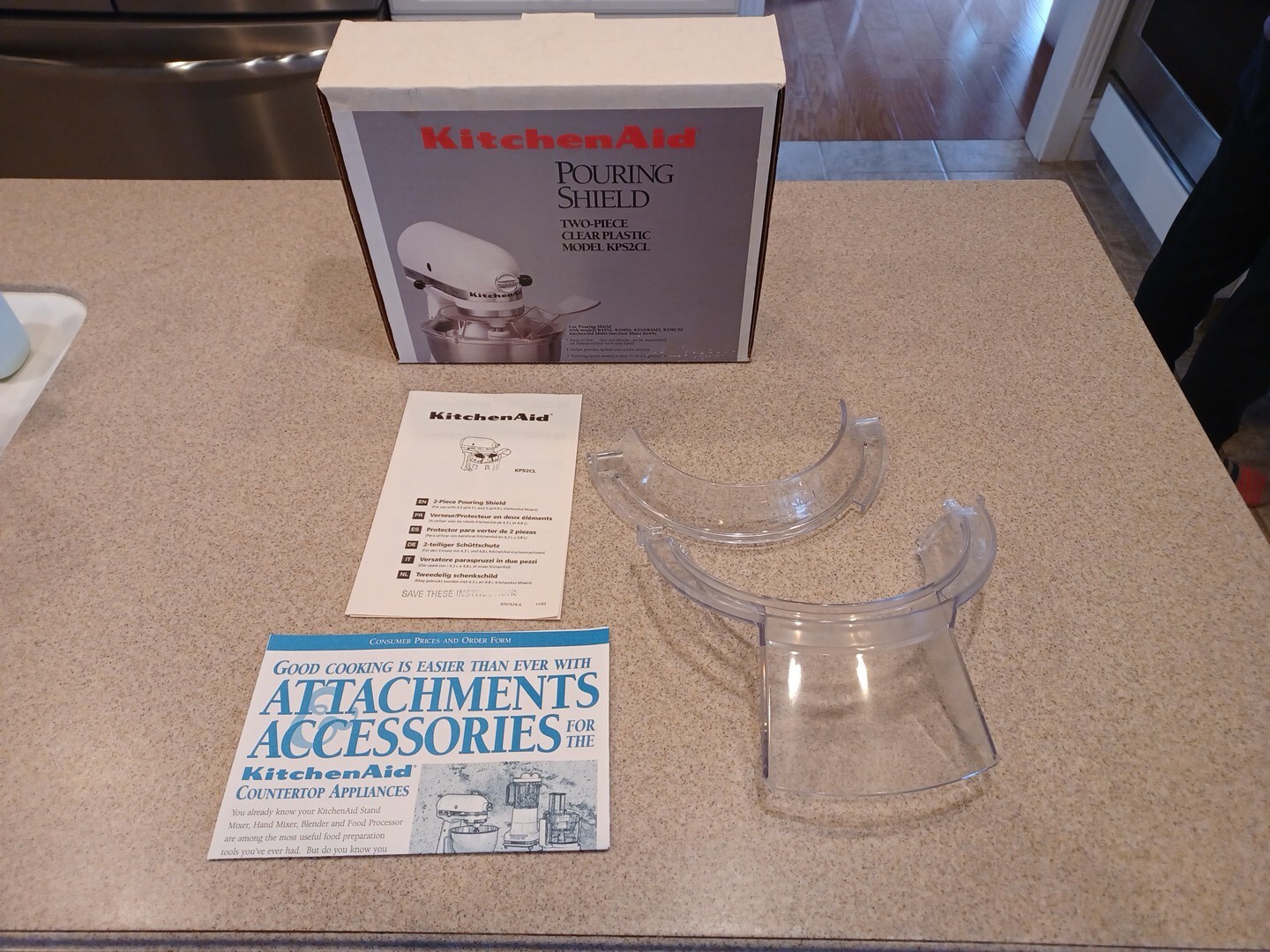 KitchenAid Stand Mixer Accessory Pouring Shield KPS2CL Made in USA eBay