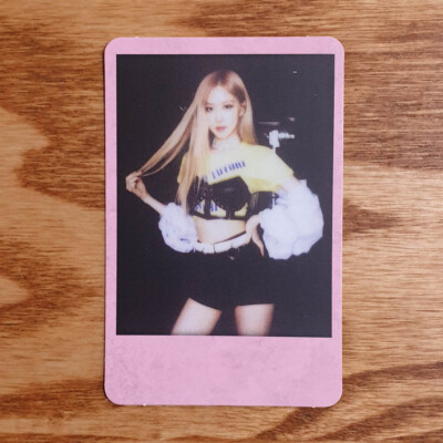 Rose Official Polaroid Photocard BlackPink 2nd Mini Album Kill