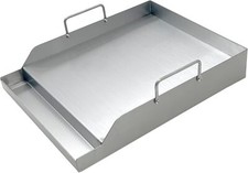 Direct Store Parts DS125 Stainless Steel BBQ Cooking Griddle, Universal Flat Top