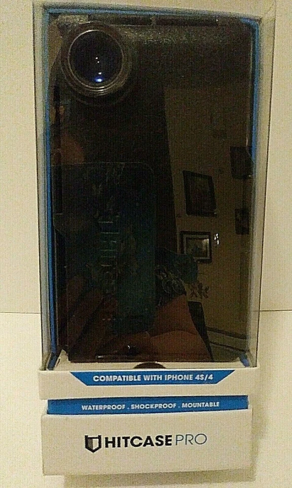 Hitcase Pro Cell Phone Case iPhone 4S/4 Waterproof Shockproof Mountable Black  Foto 2 de 3