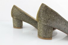 Chaussures à Talons Hauts Dorées Pour Femme - Marque Dorthy Perkins - Pointure UK5 - Neuf Avec Léger Défaut