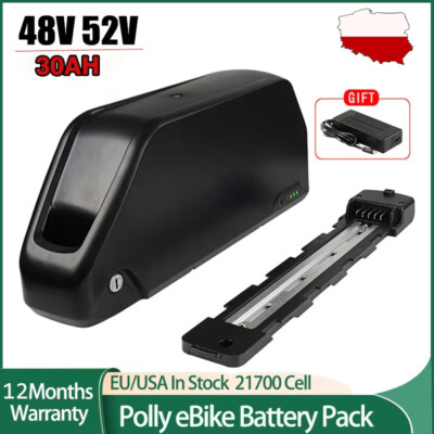E-Bike Akku 48V 52V 30AH  Li-Ion Fahrradakku Batterie für 0-1500W Motor 40A BMS