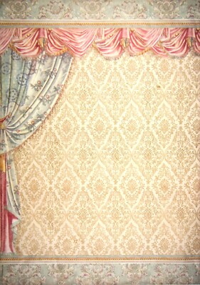 Stamperia Reispapier für Decoupage Blatt A/3 - Draperie