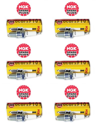 Lot De 6 Bougies D'allumage NGK BP8ES / 2912 - Filetage M14x19mm - Pour Moteurs Essence - 6