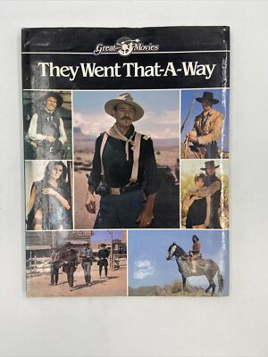 They Went That-a-way Great Movies Hardcover Book 1982 ann lloyd western movie hc