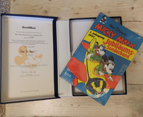 Micky Maus Reprint Kassette 1952 ohne Hefte aber mit Jubiläums Sonderband - Bild 1 von 1