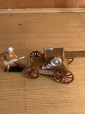Large Cannon With Toy Soldier Loader Barclay Manoil Jags Toy Conversions Vtg
