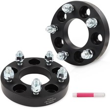 2pc 1 Inch Wheel Adapters 5x4.5 To 5x4.75 For Ford To Chevy 5 Lug Wheels 12x20