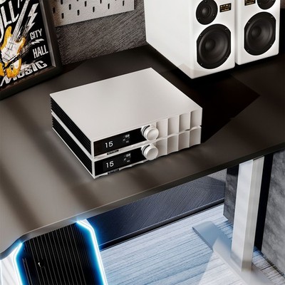 SMSL PA400 GaN Power Amplifier 250Wx2 High Power Stereo HiFi Audio Amplifier