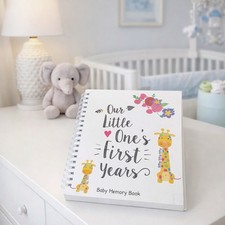 Our Little One  s First Years - Baby Memory Book Keepsake Scrapbook New in Box