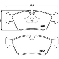 Brembo BremsbeläGe Bremsbelegsatz Vorne System Teves FüR BMW 3Er 1Er