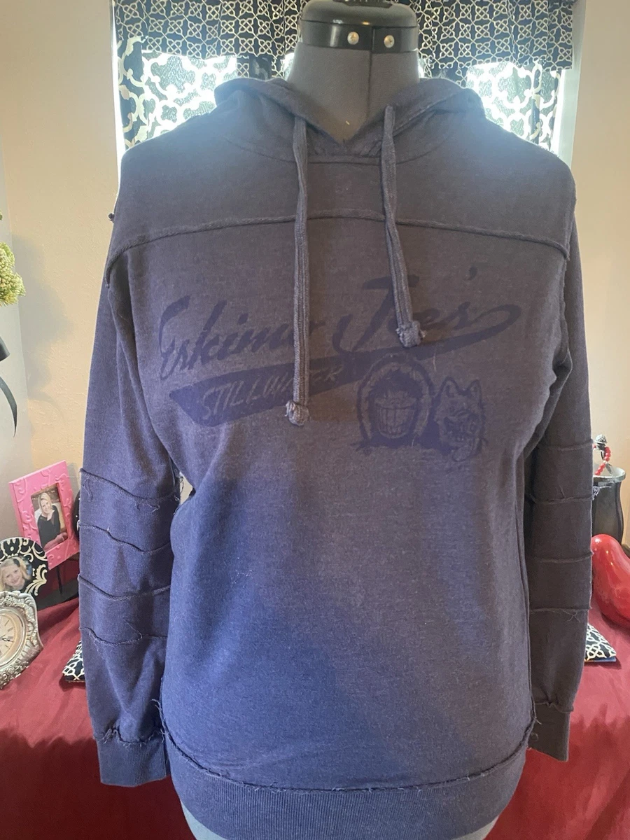 Sweat à Capuche Vintage Eskimo Homme - Motif Pêche Sur Glace - Taille M - Années 2000