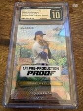 2025 Leaf Signature Series Classic Art Autographs Bobby Witt Jr Unsigned Proof