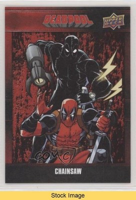 2019 Upper Deck Marvel Deadpool High Series Chainsaw #104 READ 0e3