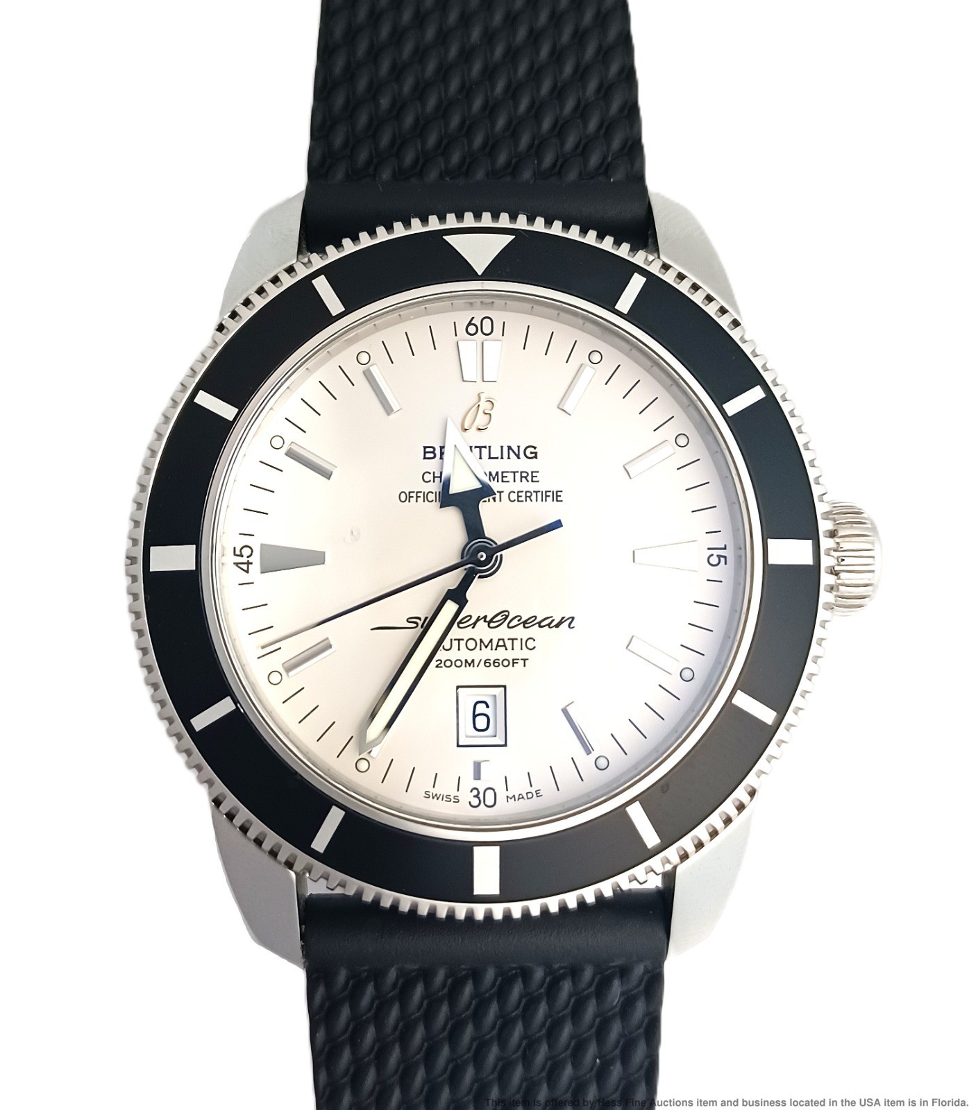 Breitling Super Ocean Heritage Automatic 46mm Chronometer w/ Both Papers