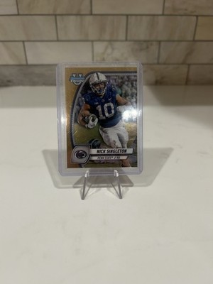 2024 Topps Bowman U Chrome Nick Singleton Gold /50