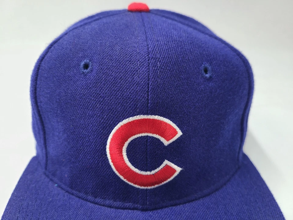 Vintage Chicago Cubs New Era 59Fifty Pro Model Fitted 7 1/8 Hat Cap Wool Men MLB - Image 4 of 4