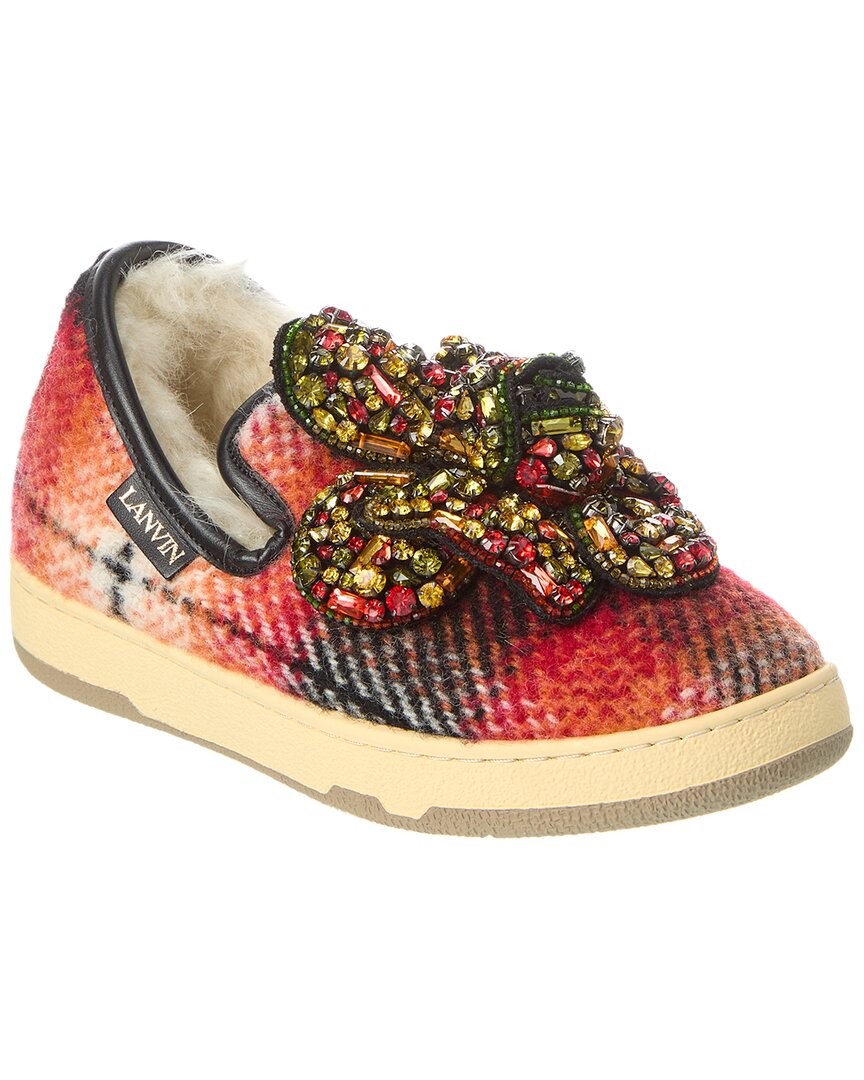 Lanvin Cosy Wool Slipper Womens Red 35 54890₽