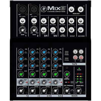 Mackie Mix8 8Channel Compact Mixer