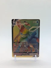 Pokemon🔥GLACEON VMAX 208/203🔥GOLD FOIL Collectible🔥Rainbow🔥Evolving Skies🔥